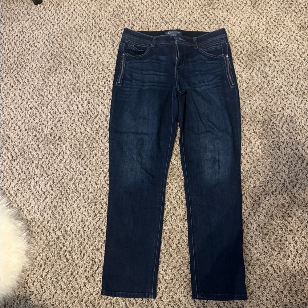 Democracy Women’s Deep Indigo Straight Jeans